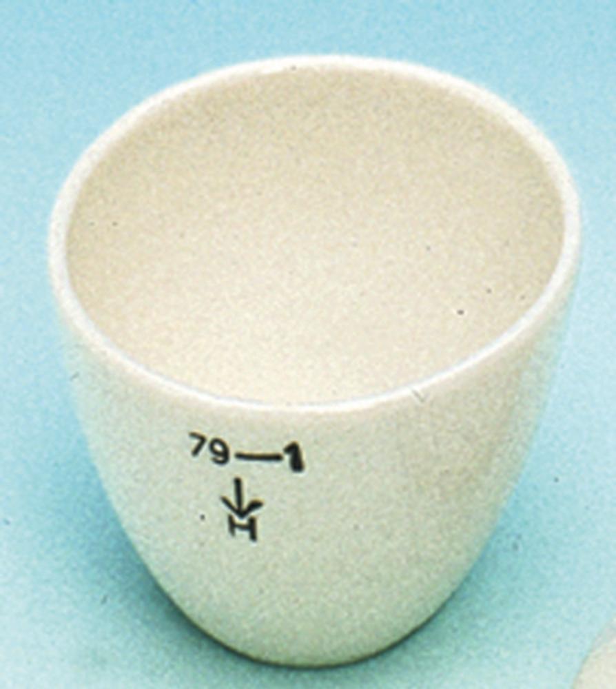 Haldenwanger Porcelain Crucible, 45mm Ø, Low Form, Glazed (DIN 12904)