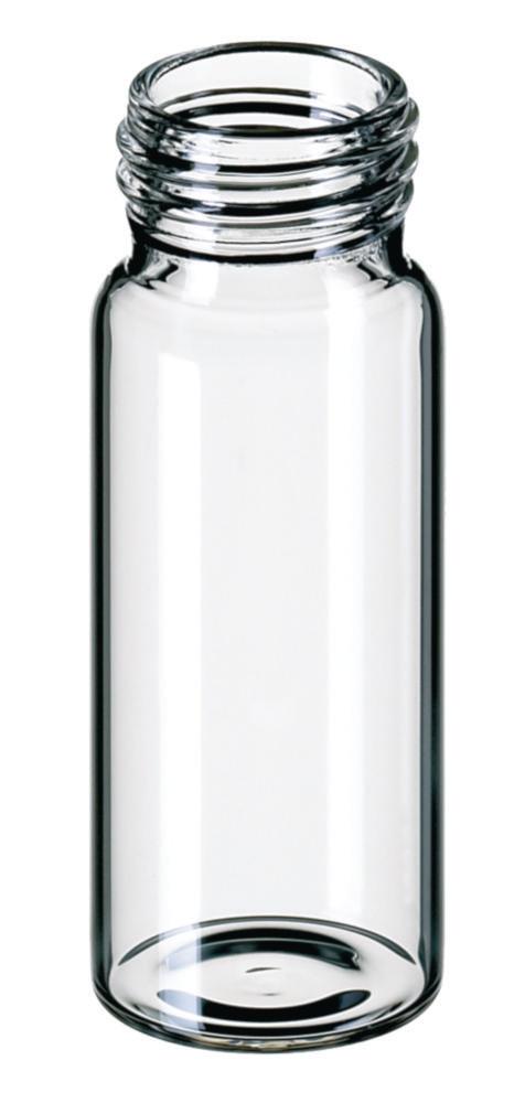 LLG Labware EPA Threaded Bottle 30 mL Clear 1st Hydrolytic Class 72.5 x 27.5 mm Pack of 100