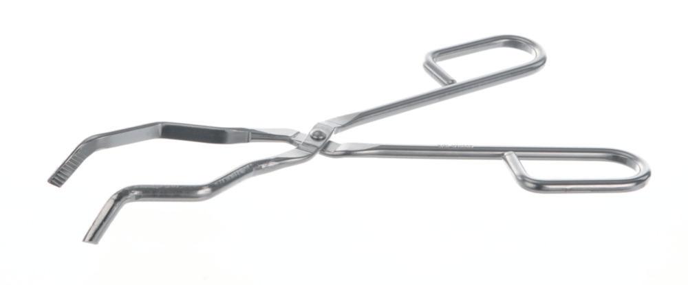 BOCHEM Crucible Tongs 300mm, Heavy-Duty Version, 18/8 Steel, E-Poli