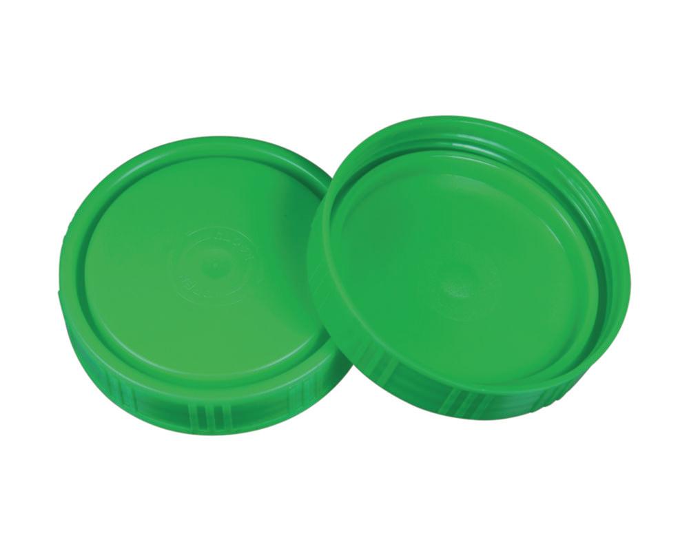 Boettger Screw Cap, Green HDPE, for Urine Beaker, Pack of 1000