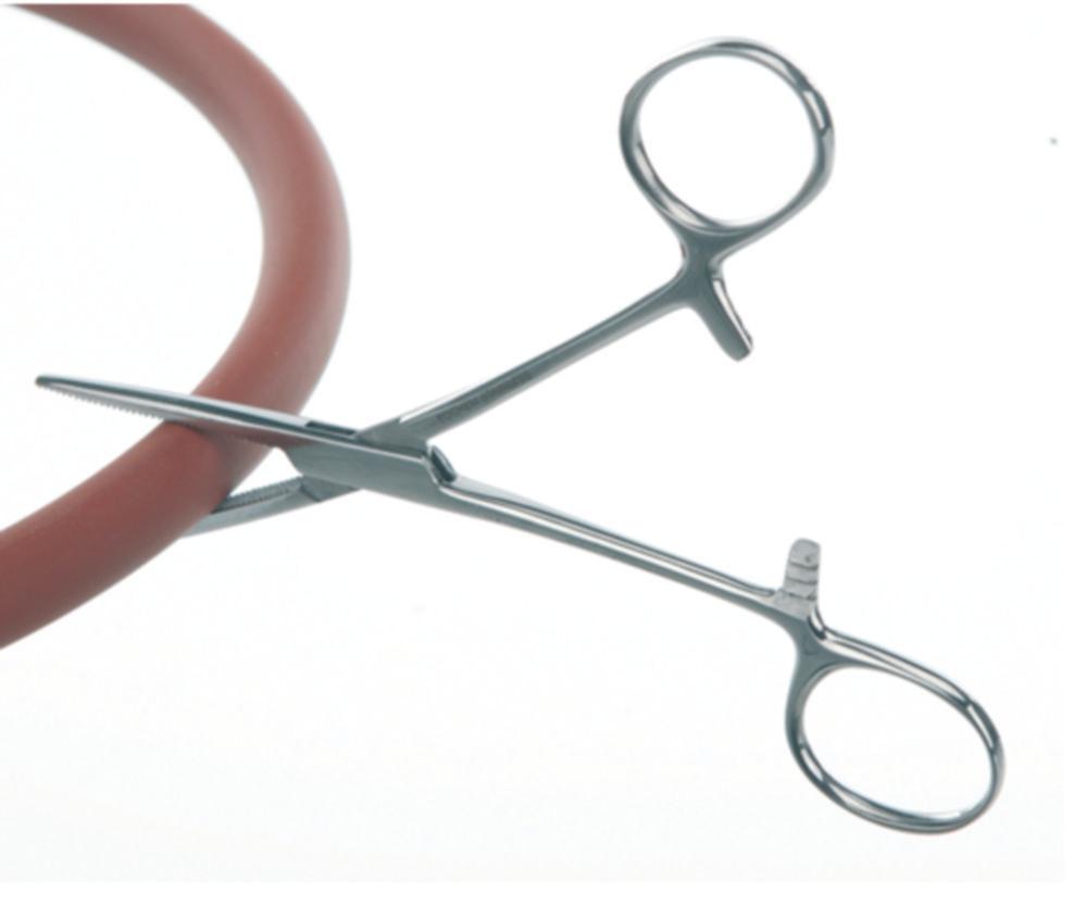 BOCHEM Tubing Clamp, Pean, Stainless Steel, Length 140 mm