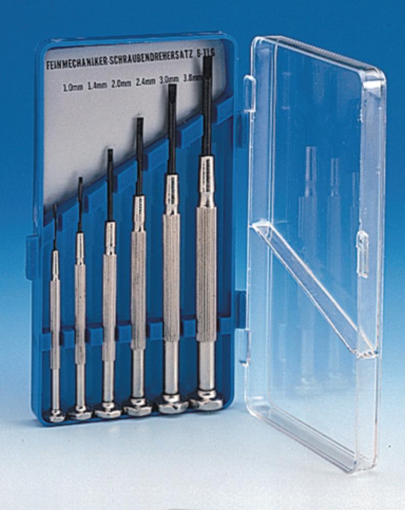 Aug. Hülden Mini Screwdriver Set Wera 2035/6A – 6-Piece, 0.3–3.0 mm, PH00, PH0, in Case