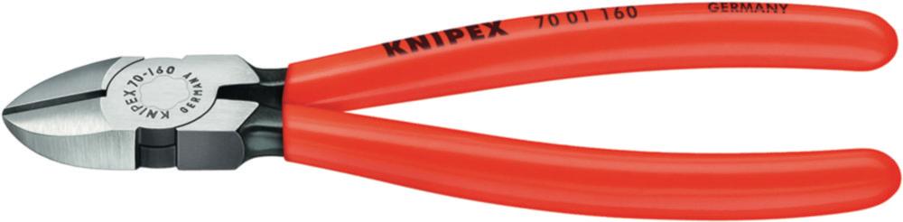Aug. Hülden Side Cutter Knipex 70 with Hand Protection, 180 mm, Polished, DIN 5238 B Inductively Hardened Cutting Edges