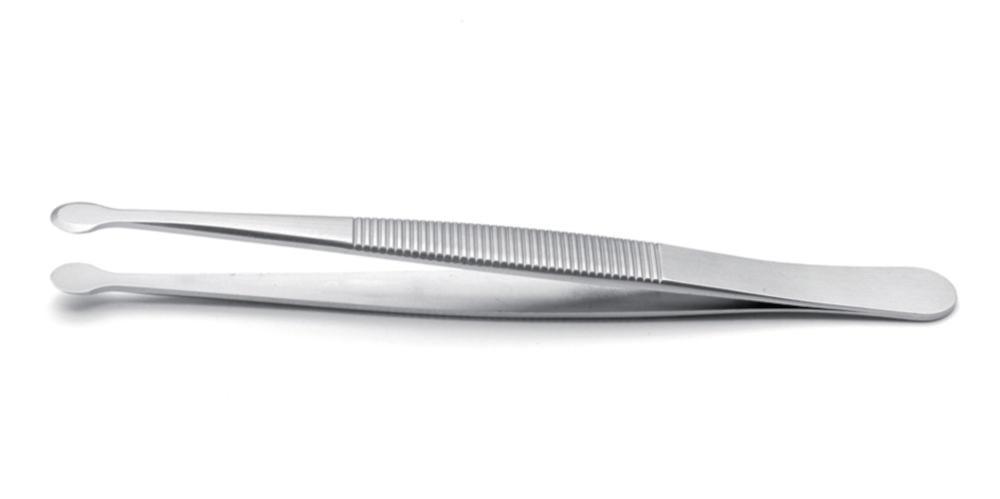 Ideal-tek High Precision Tweezers 120 mm Type 34A.SA, Smooth Tip to Hold Delicate Parts, Stainless Steel, Anti-Magnetic, Anti-Acid