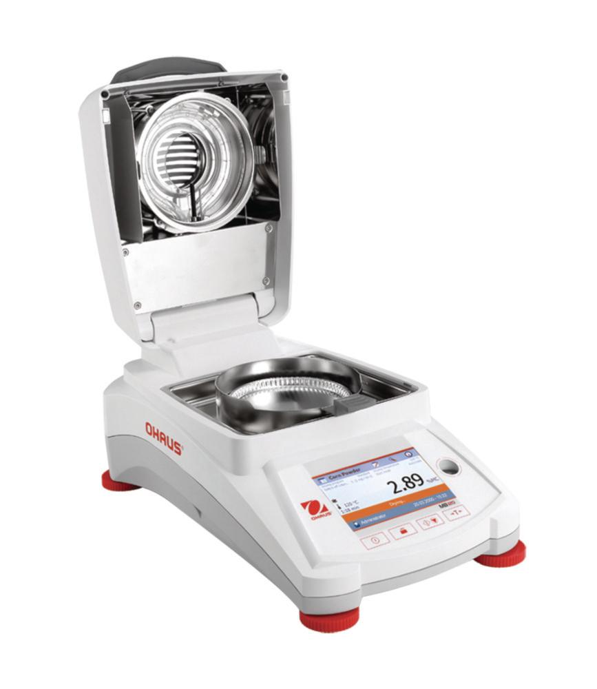 Ohaus Humidity Analyzer MB120 GB 120 g 0.001 g Weighing Pan 90 mm Ø GB Version with UK Plug