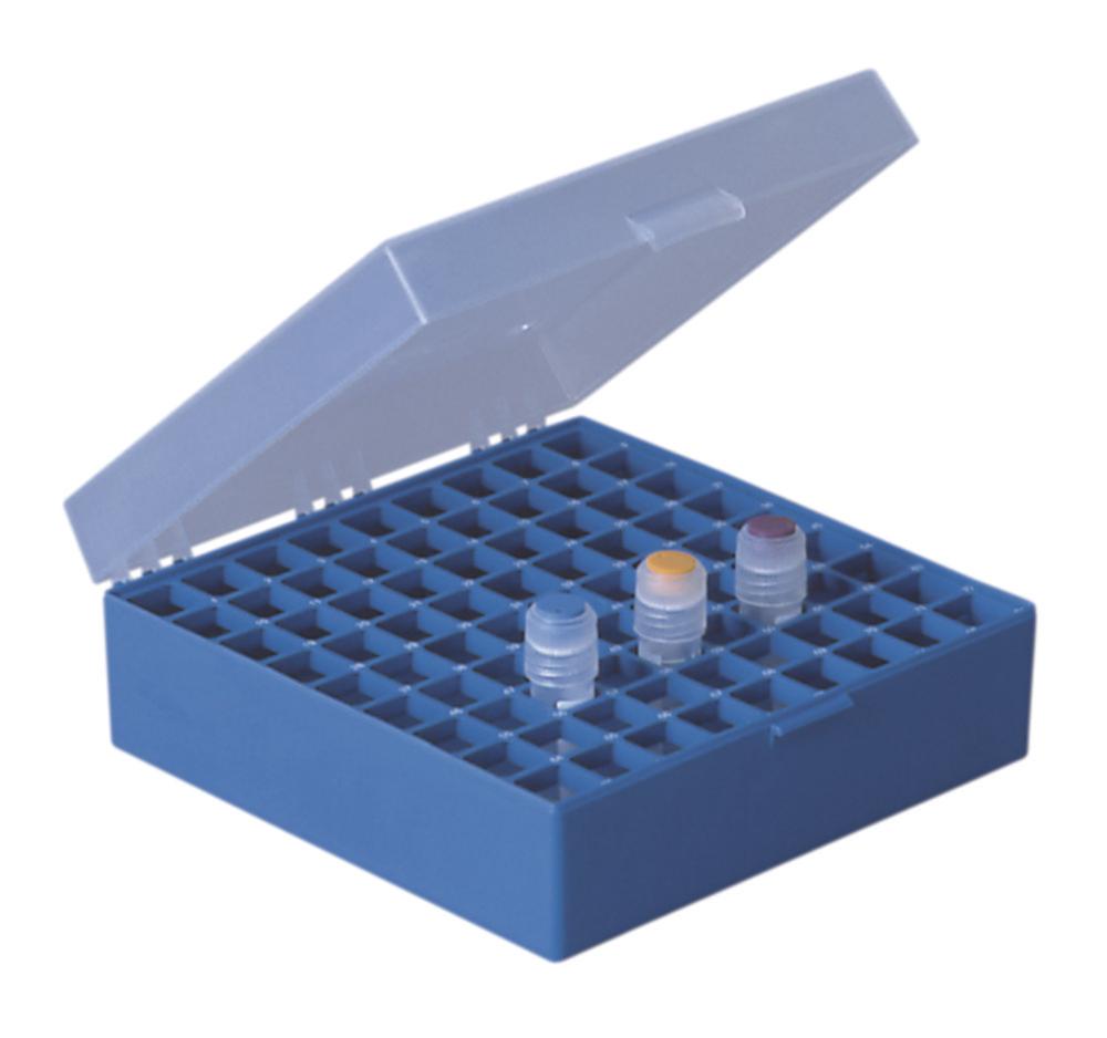 Ratiolab Cryo Box PP – 9x9 Grid, Yellow, 133 x 133 x 52 mm

