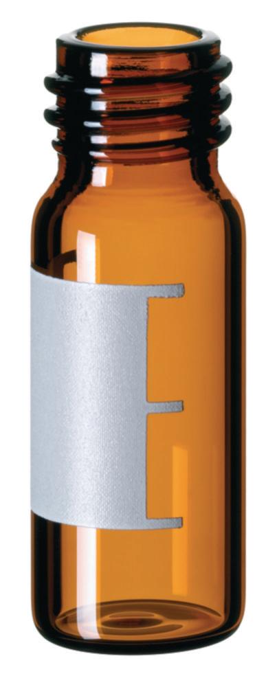 LLG Thread Bottles 1.5 mL Thread 10-425 32x11.6 mm Amber Glass Pack of 100