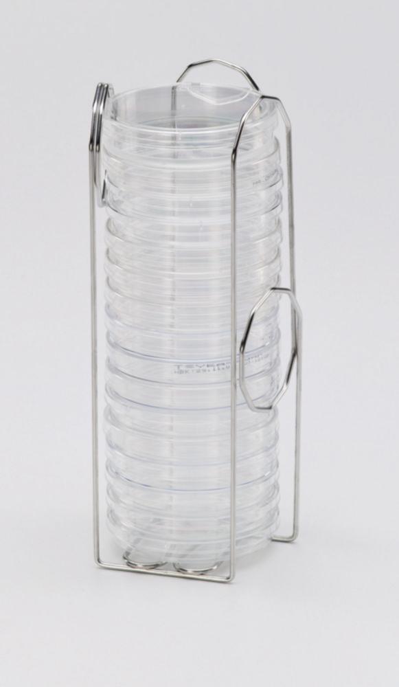 Schuett-Biotec Petri Dish Rack for Anaerobe Jars, Holds Up to 15 Dishes (60-100 mm Diameter)