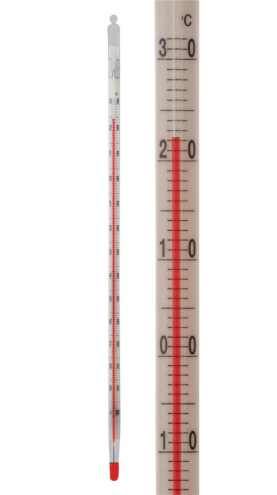 LLG Low Temperature Laboratory Thermometer, Range -50°C to 50°C, ±1°C