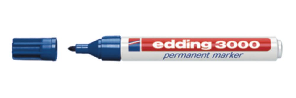 edding 3000 Permanent Marker (1.5–3 mm, Blue)​