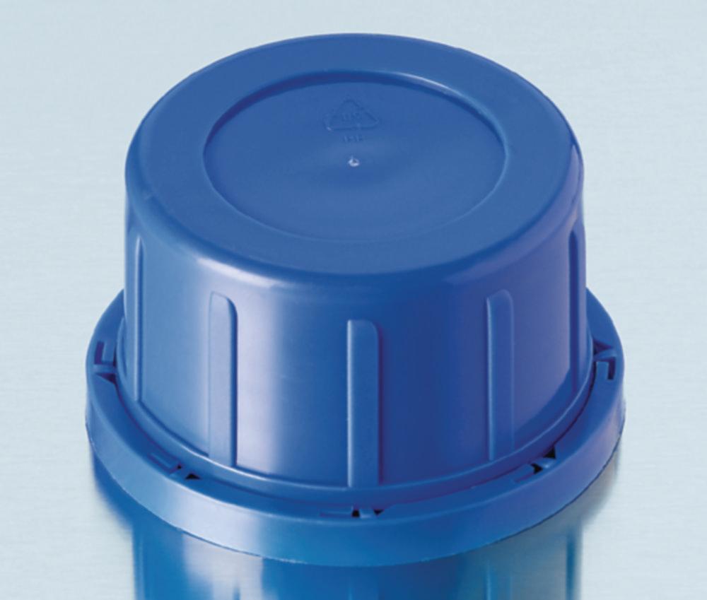DWK DURAN Screw Cap, PP, Blue, GL45