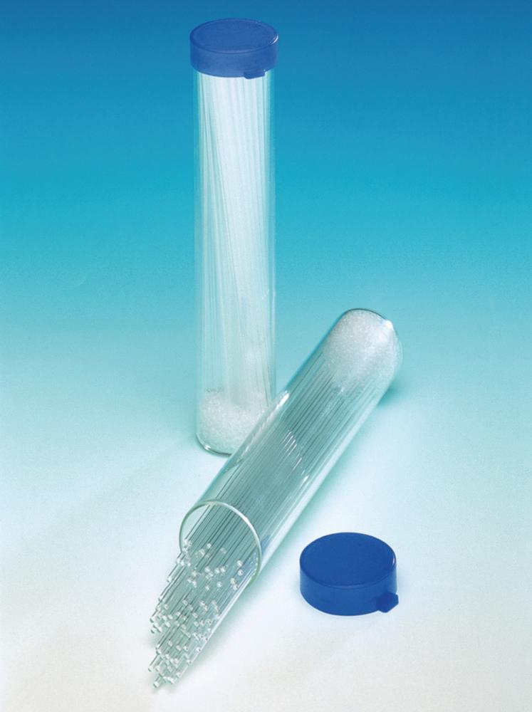 Hirschmann Laborgeräte Melting Point Capillaries – One End Sealed, 75 mm & 1.15 mm (Pack of 100)