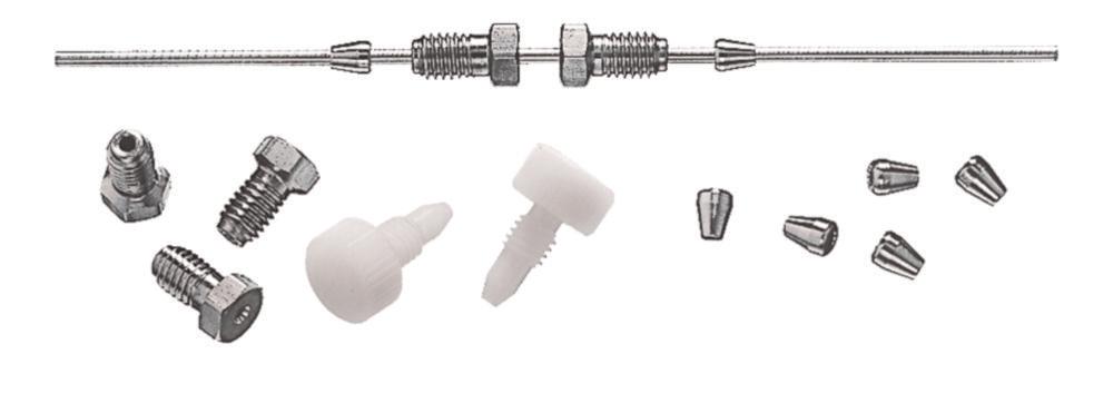 Macherey-Nagel Nut 116 with Bore, Suitable for 1/16" Capillary Tube, Pack of 5

