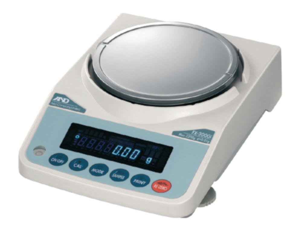 A&D Precision Balance FX-5000i 5200 g / 0.01 g, Weighing Pan 150 mm Ø