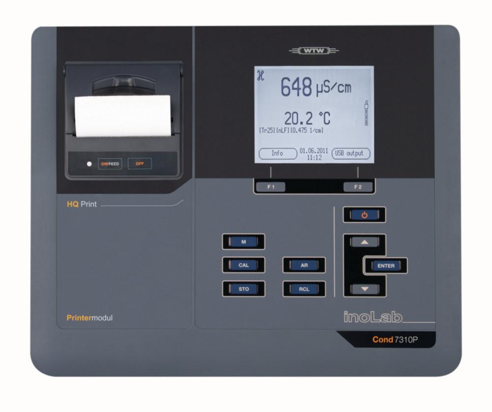Xylem WTW InoLab Cond 7310P Conductivity Meter with Built-in Printer and Accessories

