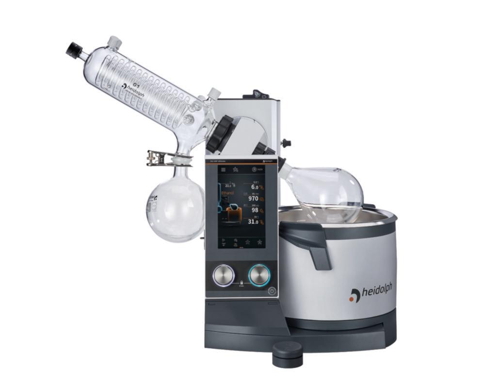 Heidolph Rotary Evaporator Hei-VAP Ultimate Control HL/G1B with Hand Lift, Plastic-Coated Glass Sets


