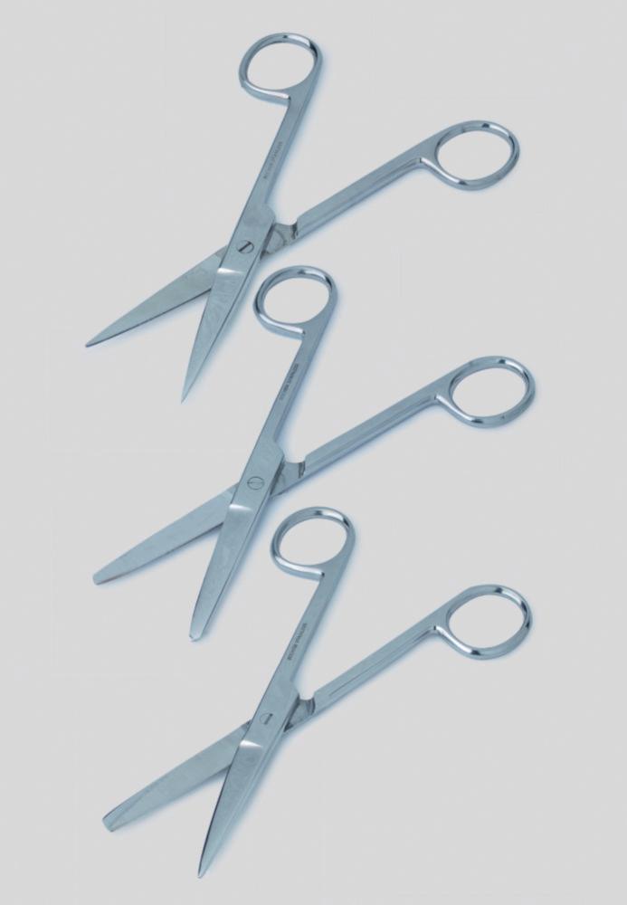 LLG Scissors 130 mm, Blunt/Blunt, Straight, Stainless Steel
