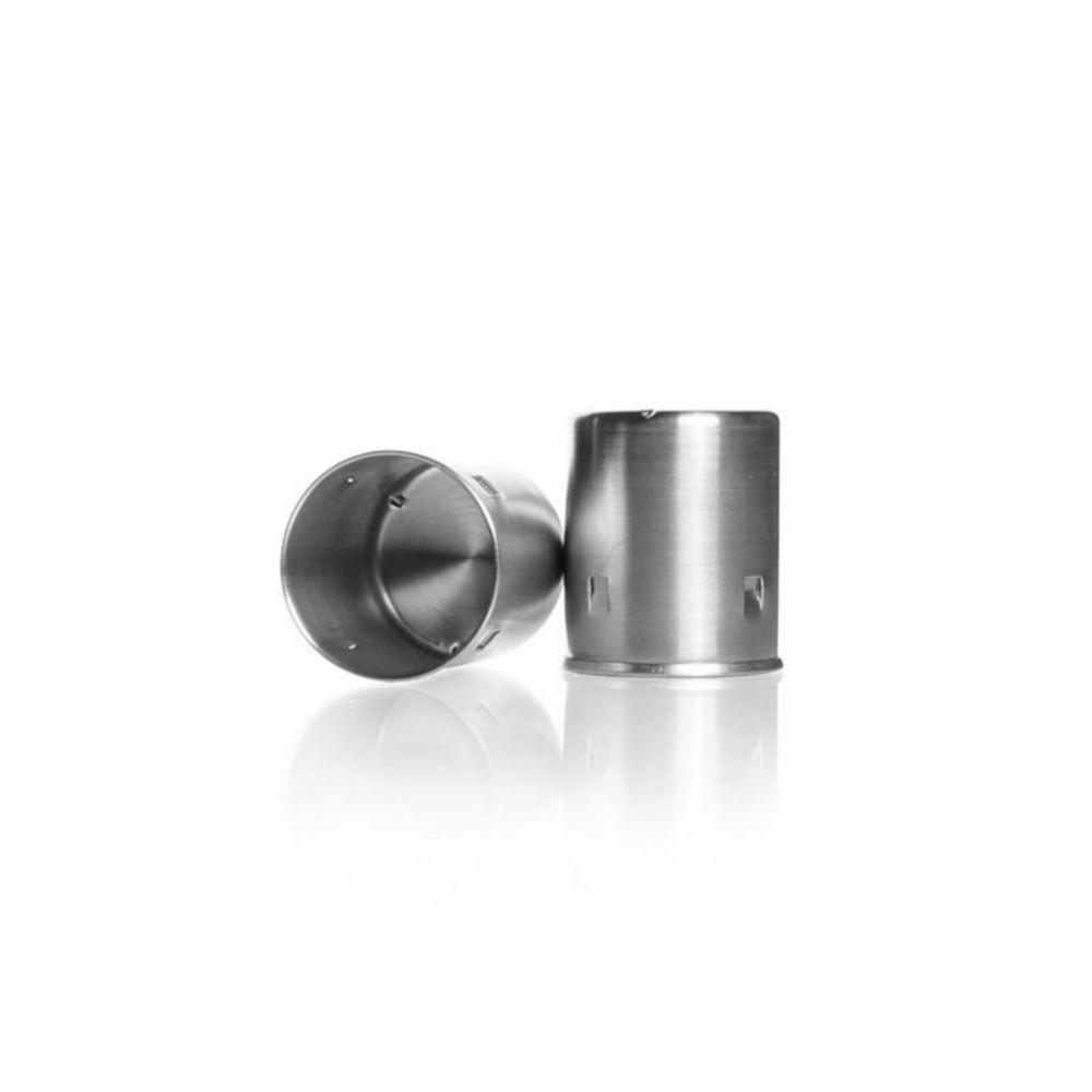 DWK DURAN Metal Caps for Culture Flasks and Media Bottles, Stainless Steel, for Neck Diam. 38 mm