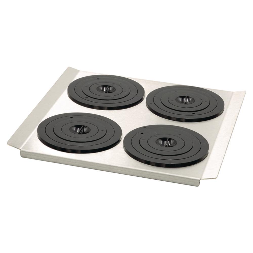 Julabo Flat Bath Cover with 4 Openings Ø 92 mm and Set of Rings for PURA 10