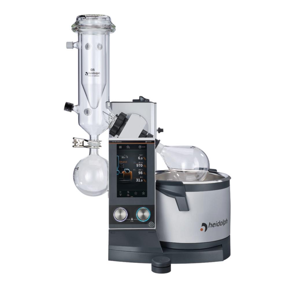 Heidolph Rotary Evaporator Hei-VAP Ultimate Control HL/G5B with Hand Lift, Plastic-Coated Glass Sets

