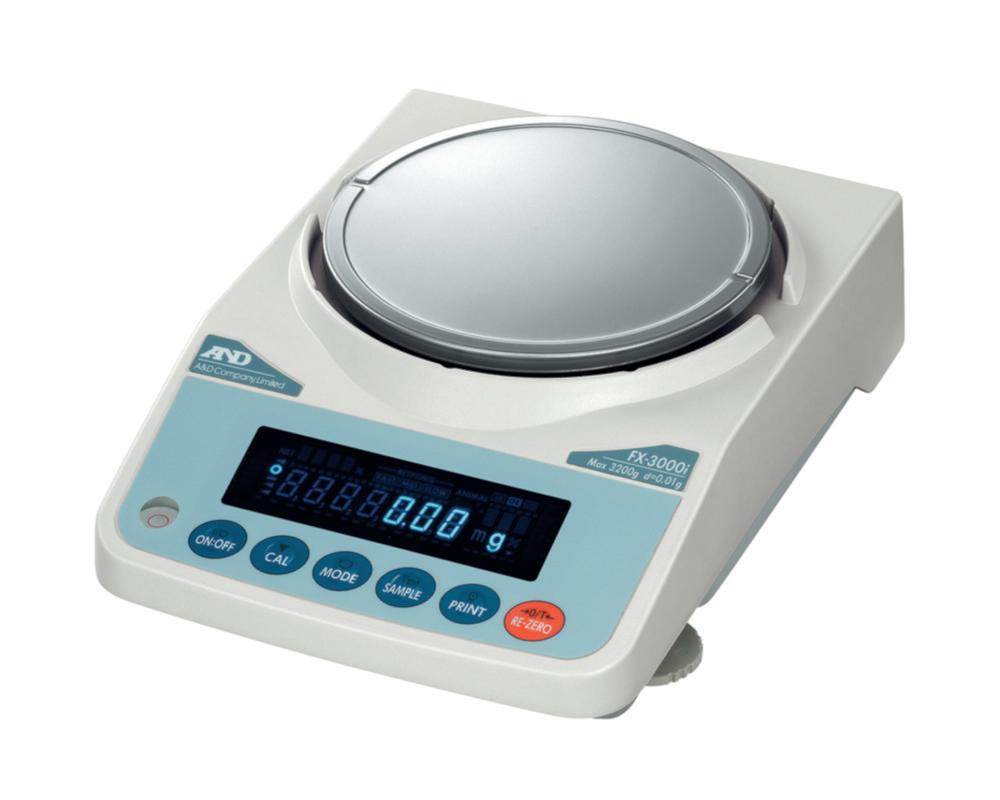 A&D Precision Balance FX-2000iWP 2200g / 0.01g, Weighing Plate 150mm Ø