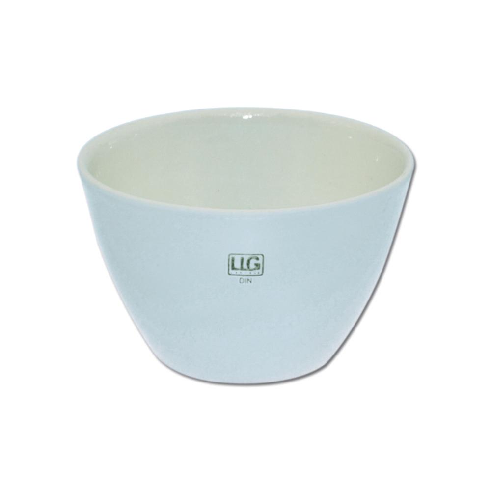 LLG Porcelain Crucible 1/50 DIN 24 mL 50 mm Ø Low Form Glazed