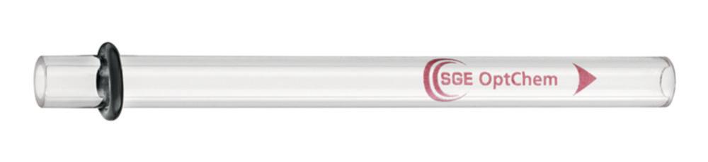 Trajan SGE OptChem™ Straight Inlet Liners with Pre-fitted O-ring, 1.2 mm ID, 78.5 mm Length, Pack of 5