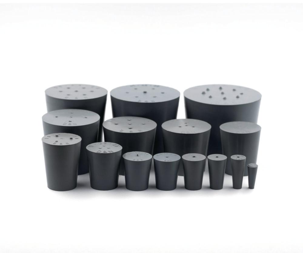 Deutsch & Neumann Rubber Stopper One Hole 18 x 24 x 30 mm High