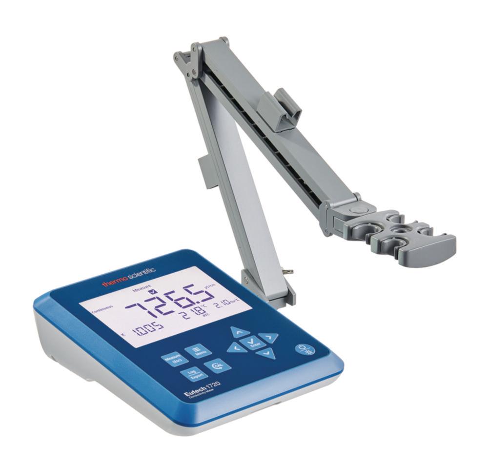 Thermo Eutech EC 1720 Conductivity/Salinity/TDS Meter with Electrode Stand, PC Cable, Universal Power Adapter (100-240V, 50/60Hz)