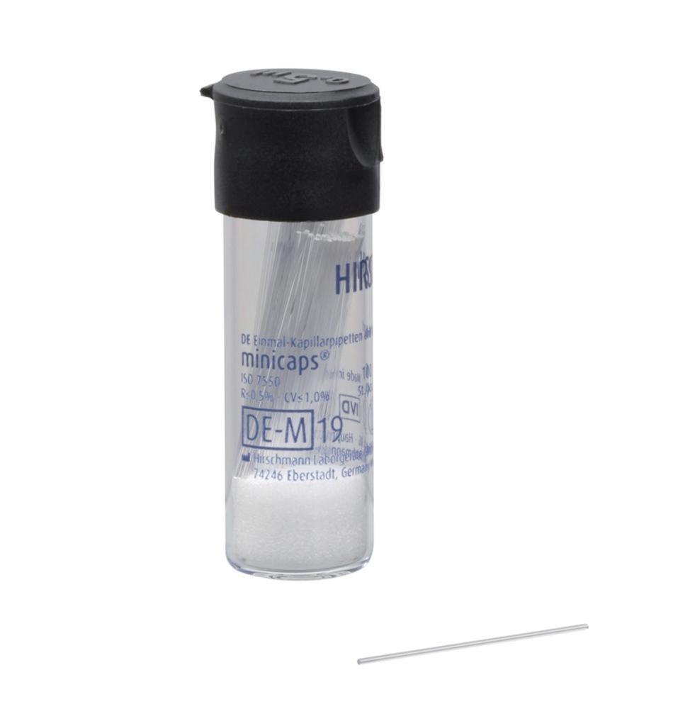 Hirschmann Laborgeräte MiniCaps 0.5µL, Length 30-32mm, Pack of 100