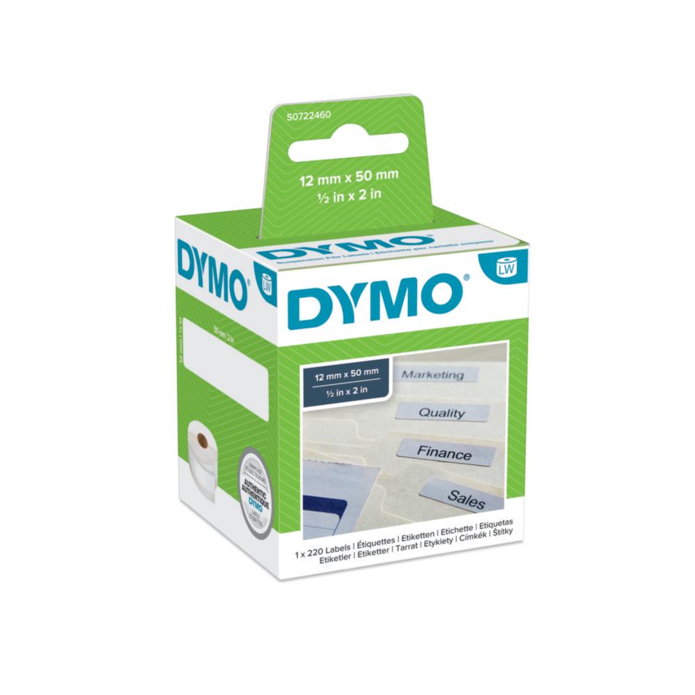Dymo Original Label for LabelWriter (White, Permanent, 1 x 220 Labels, 12mm x 50mm)

