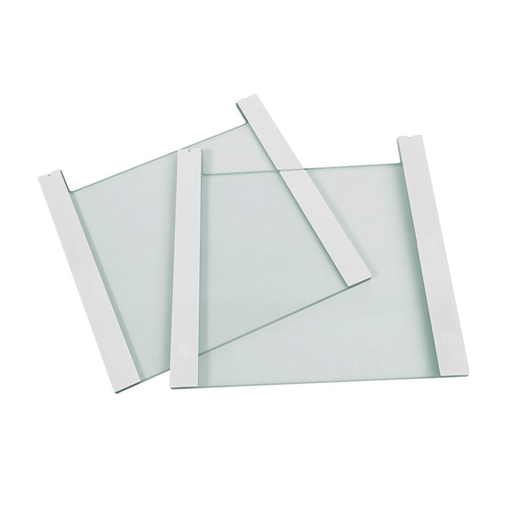 Thistle Scientific Notched Glass Plates 200x200mm with 1mm Bonded Spacers – Pack of 2