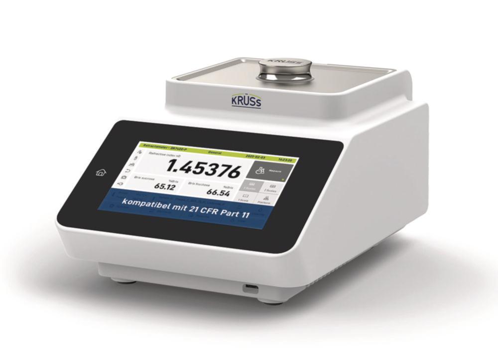 Kruss Digital Refractometer DR7400-P 1,30000-1,72000; 0-95%; +/-0,00002; +/-0,02% Brix with Audit Trail

