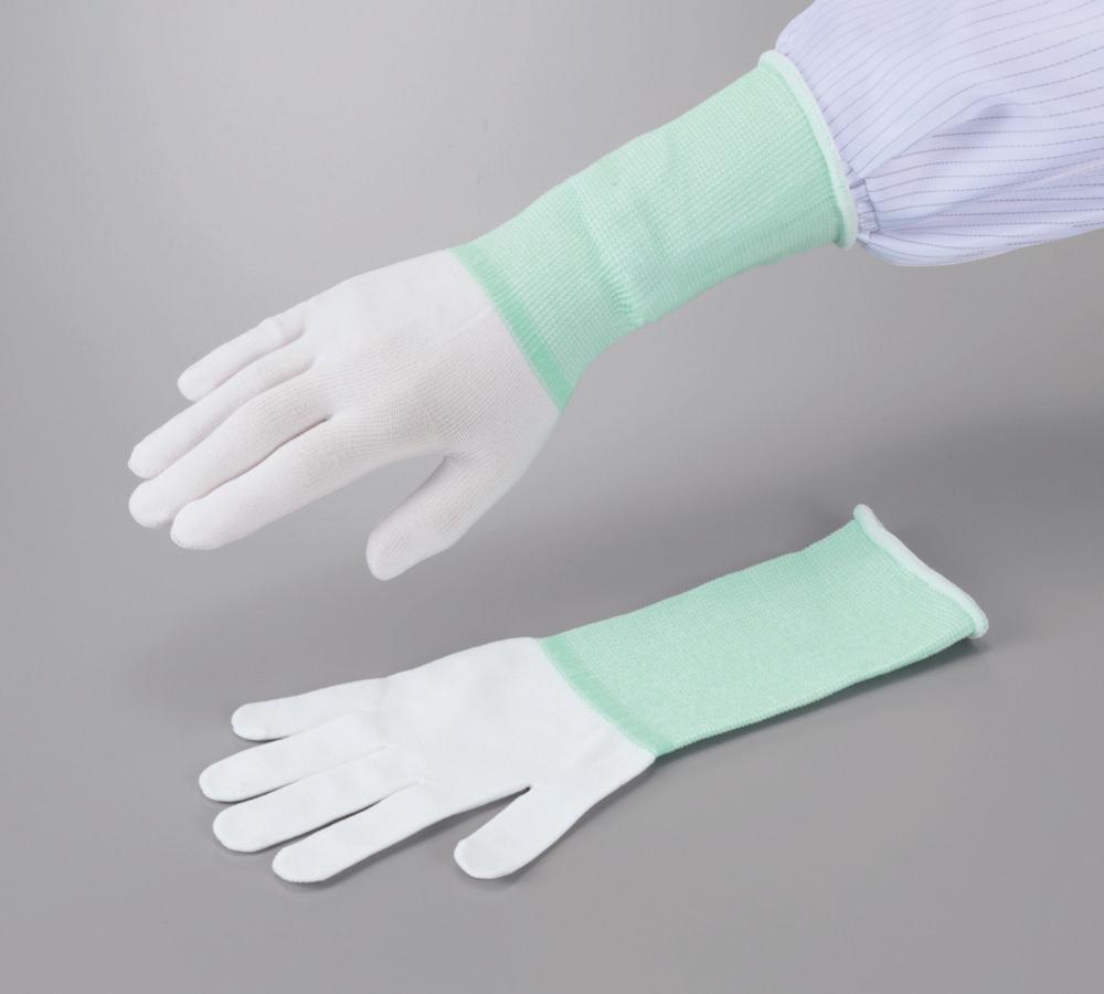As One ASPURE Long Inner Gloves, Overlock Type, Size L, Pack of 300 Pairs
