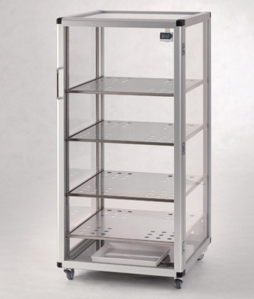 Bohlender Desiccator Cabinet Maxi 1 Glass-Clear Acrylic, One Door, One Chamber, 560x580x1150 mm