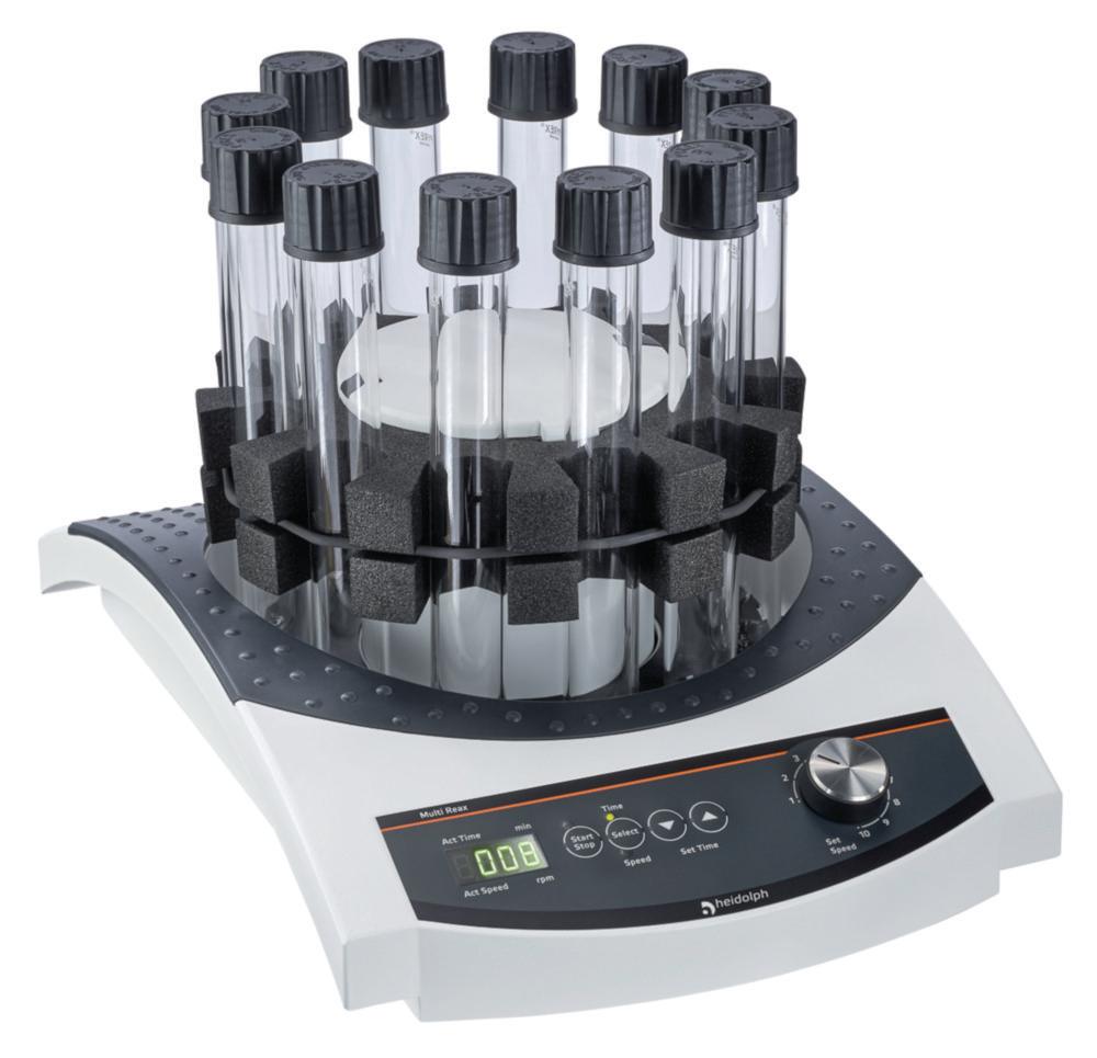 Heidolph Multi Reax Test Tube Shaker with Rubber Mat, 290x258 mm Useful Area