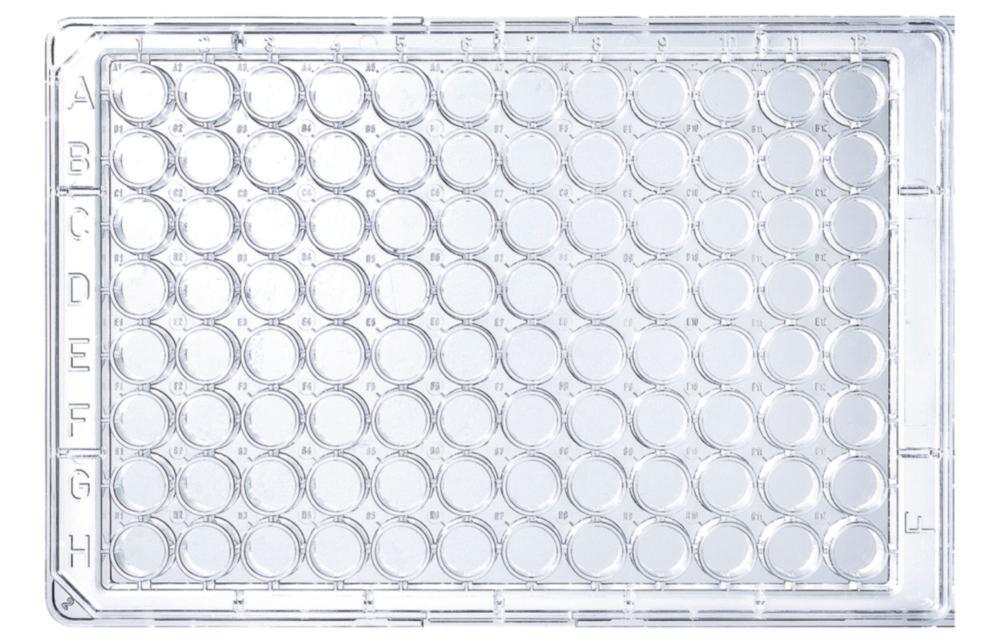 Thermo Nunc 96-Well Mikrotiter Plates, Clear, Flat Bottom, UV, Previous Without Lid, Non-Sterile, Pack of 40