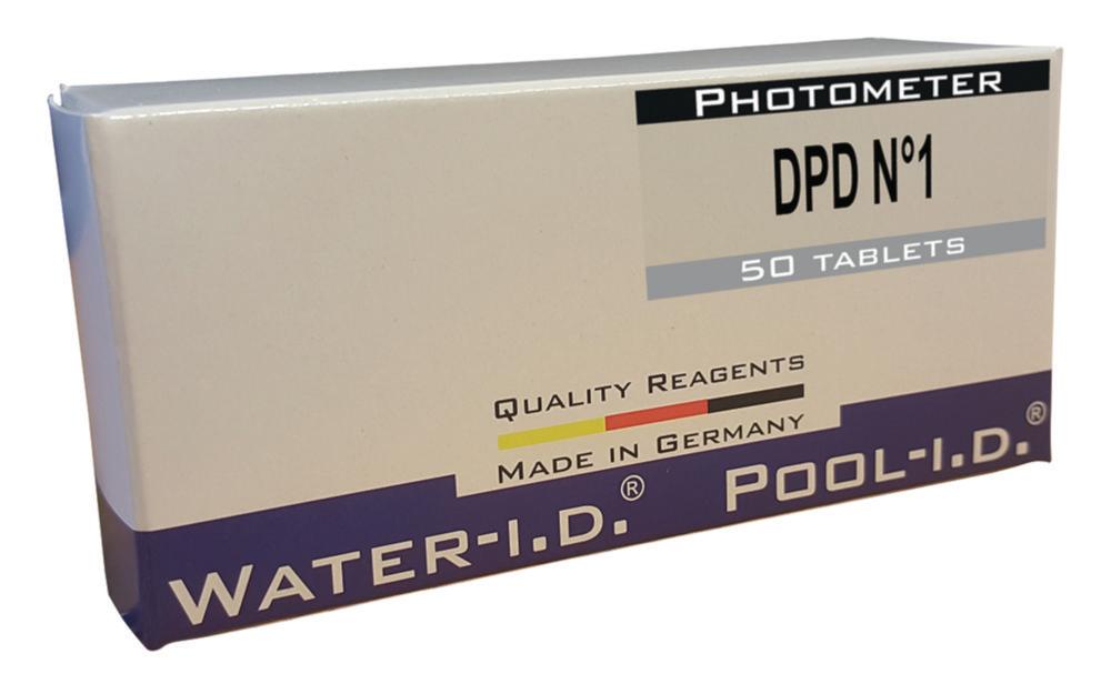 Water-i.d. Reagents DPD No. 1 for ID 8, 11, 16, 27, 37, 82, 95, Pack of 50 Tablets


