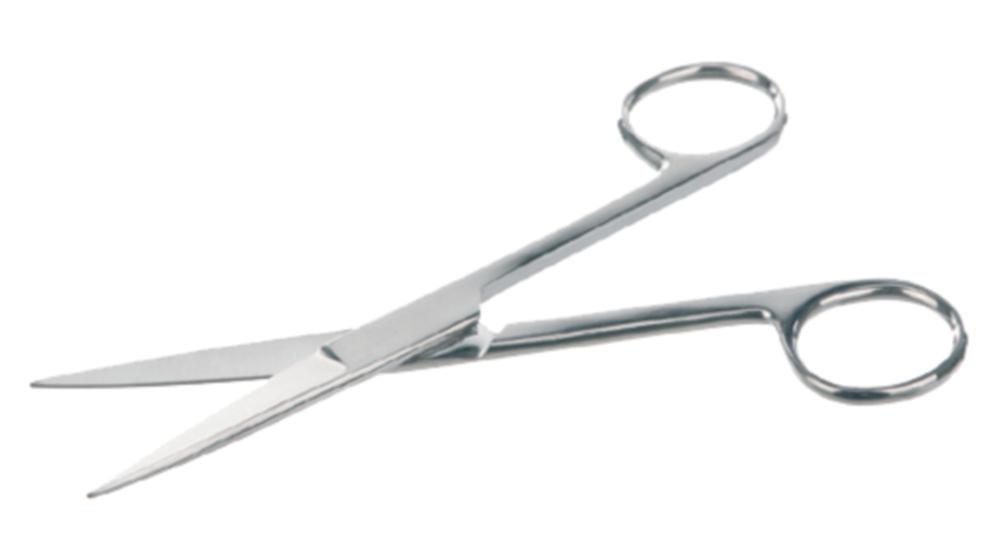 BOCHEM Scissors, Stainless Steel, Straight, Blunt/Blunt, Length 160 mm