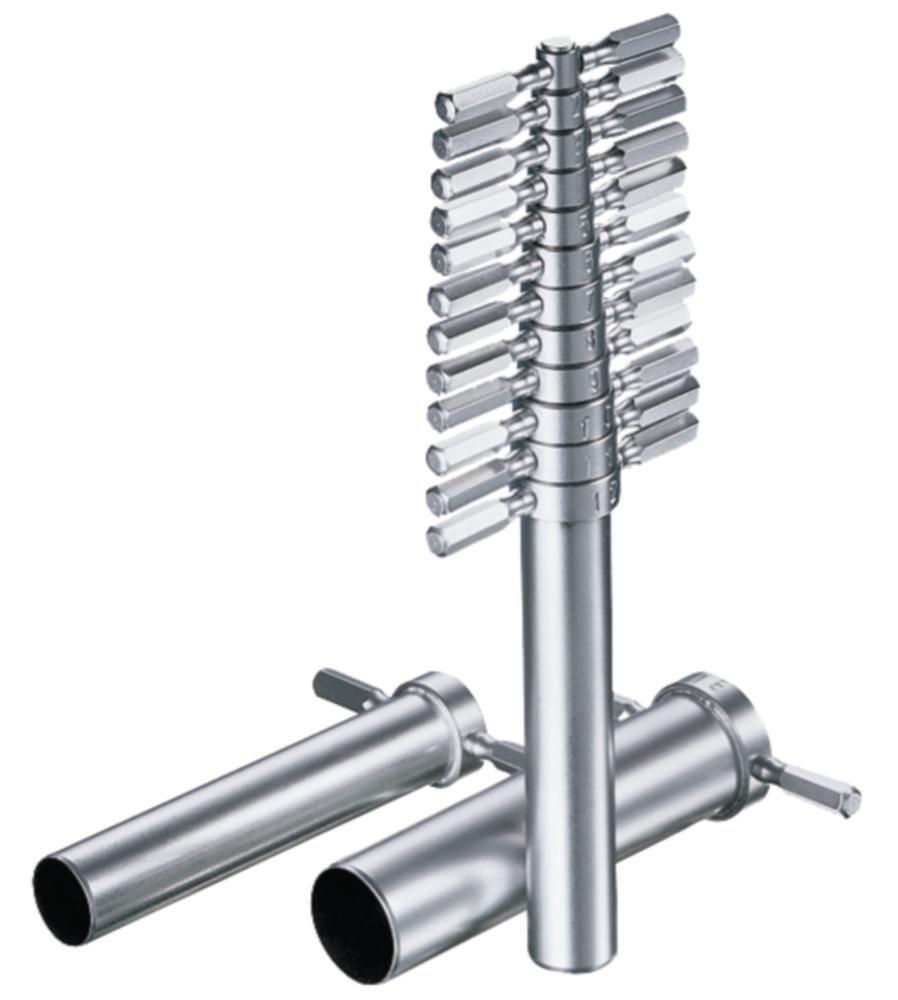 Usbeck Hand Cork Borer Set 1-9, 5.0 - 15mm Outer Diameter

