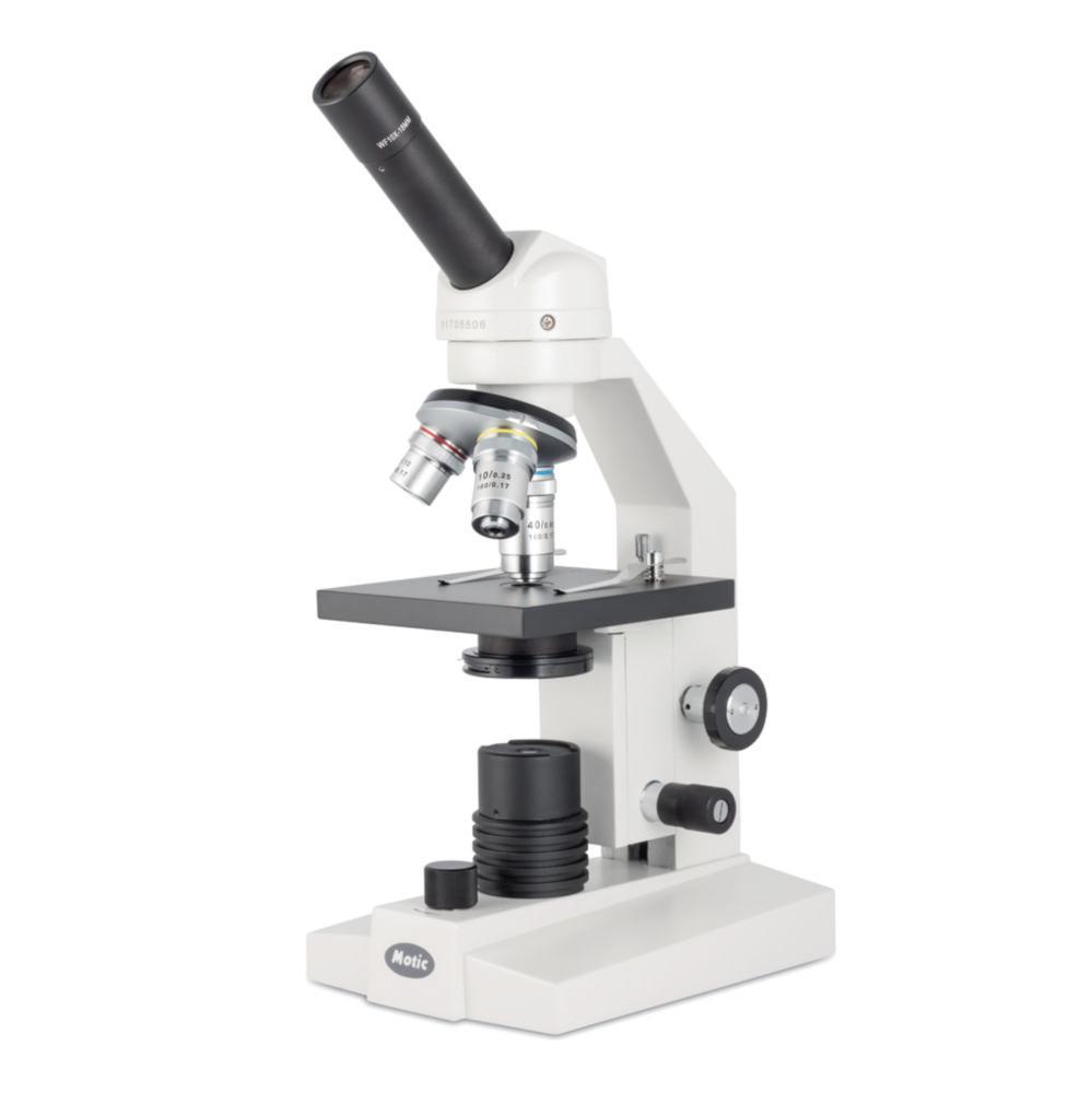 MOTIC Microscope SFC-100FLED Cordless Monocular Head, Inclined at 45 Degrees and Rotating