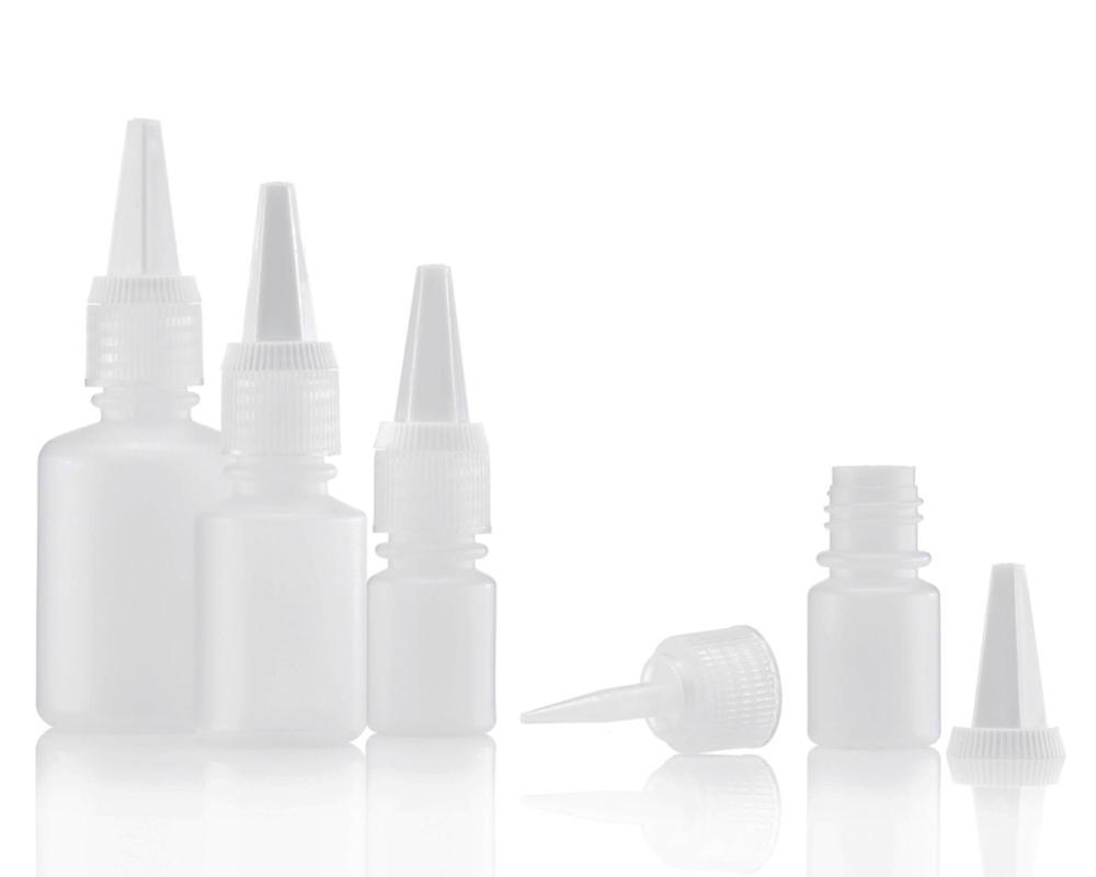 Kautex Textron Dropping Bottle PE without Dropper Tip, Can Cap, 50 mL