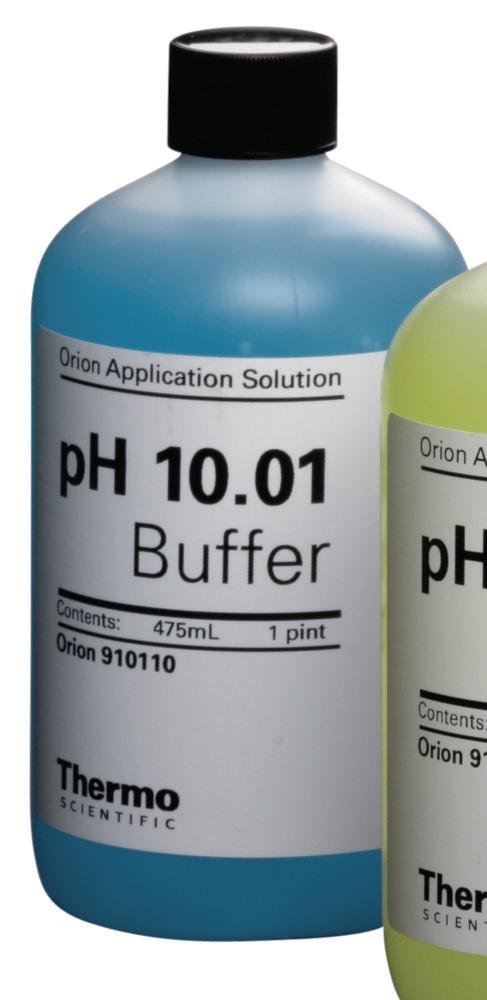 Thermo Elect.LED Buffer Solution pH 10.01, 475 mL, Color Blue