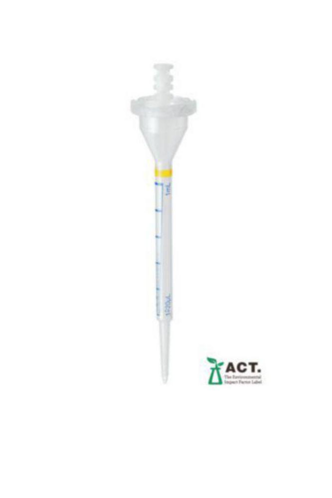 Eppendorf Combitips Advanced 1.0 mL PCR Clean, Colour Code Yellow, Pack of 100

