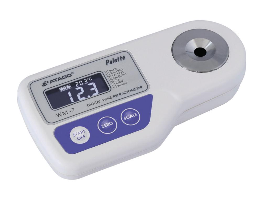 ATAGO Digital Benchtop Refractometer WM-7 for Wine, 0-45: 0.1% Brix, 0.5% Accuracy


