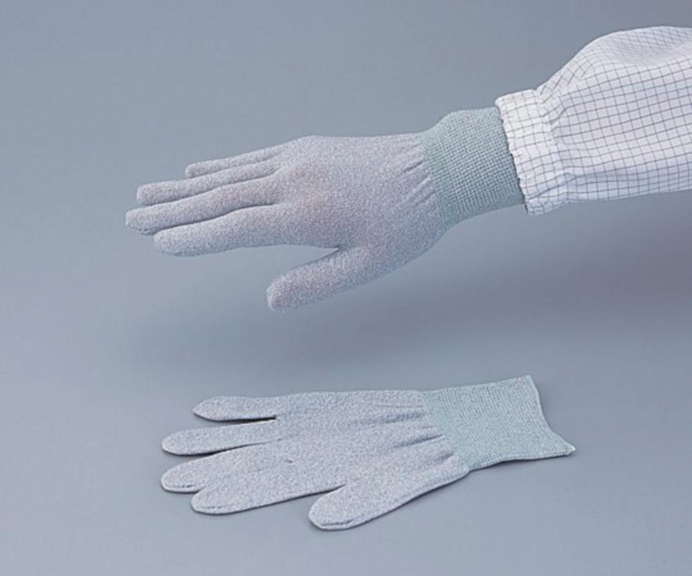 As One ASPURE Conductive Gloves, Size L, Nylon, Pack of 10 Pairs

