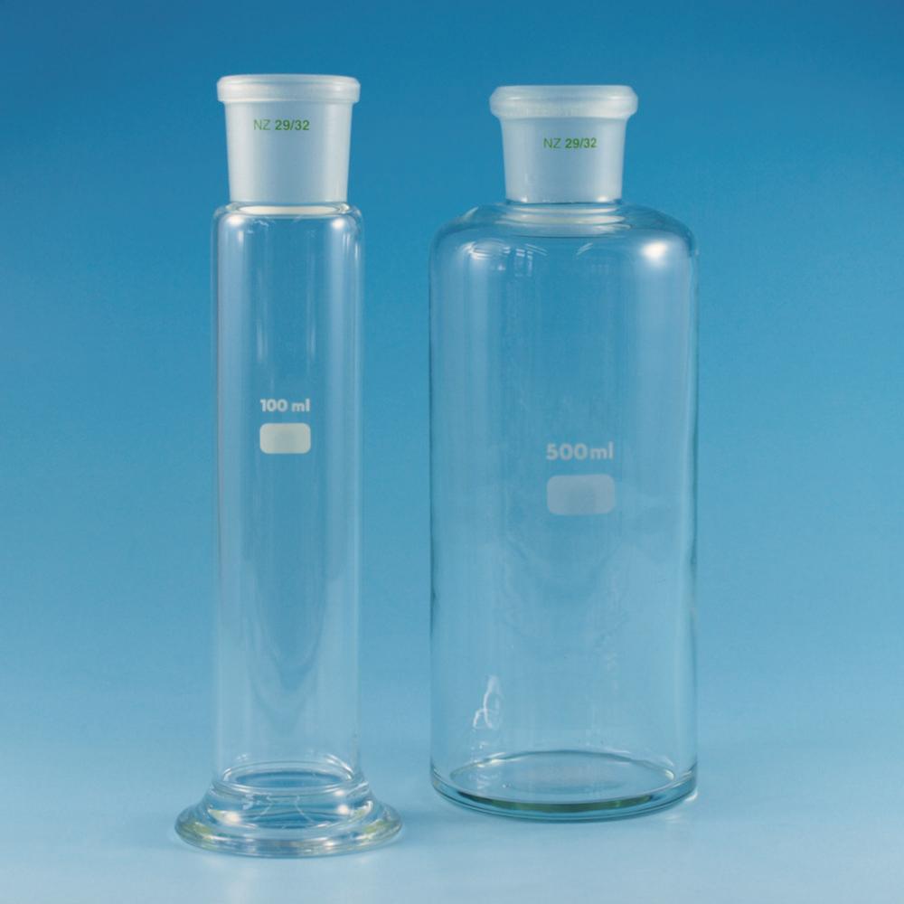 Bohemia Cristal Gas Wash Bottle Base NS 29/32 for 100 mL, Boro 3.3