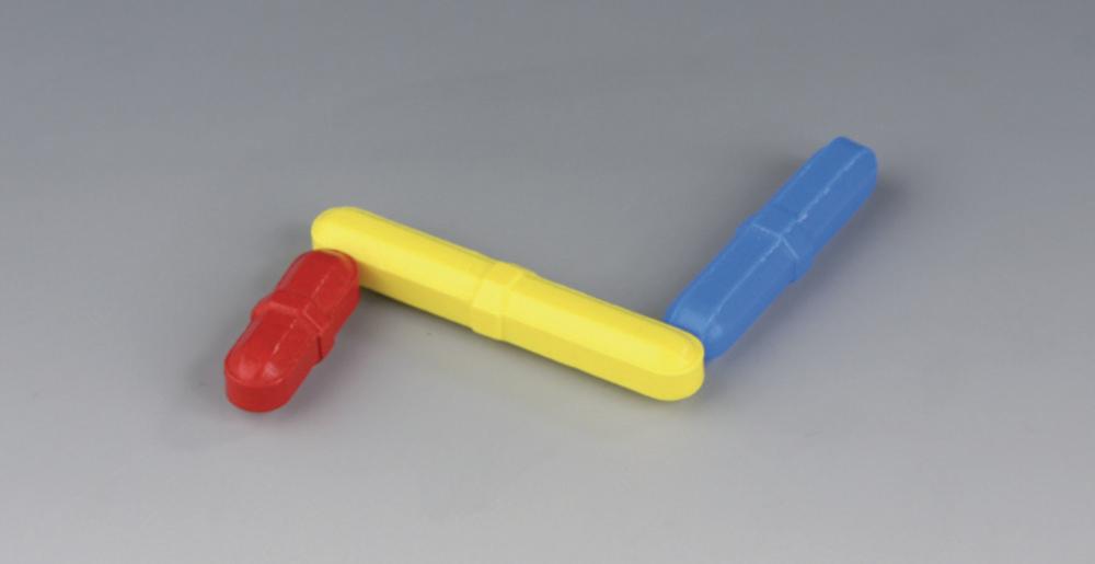 Bohlender Magnetic Stirring Bar Coloured 50x8 mm Red PTFE