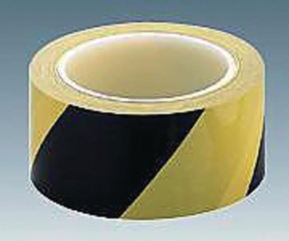 As One ASPURE Line Tape 50 mm x 33m, Black/Yellow, Pack of 5 Rolls

