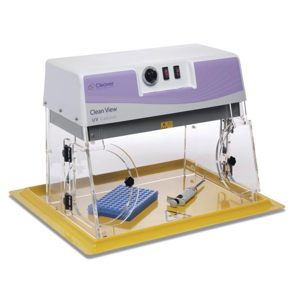 Thistle Scientific UV Sterilisation Cabinet Mini with Timer (4 UV Lights, White Light, Tray, CSR-TY4, 230 V)